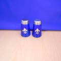 600020SIL-RED - 2PC. SALT-PEPPER SHAKER RED(SIL.)